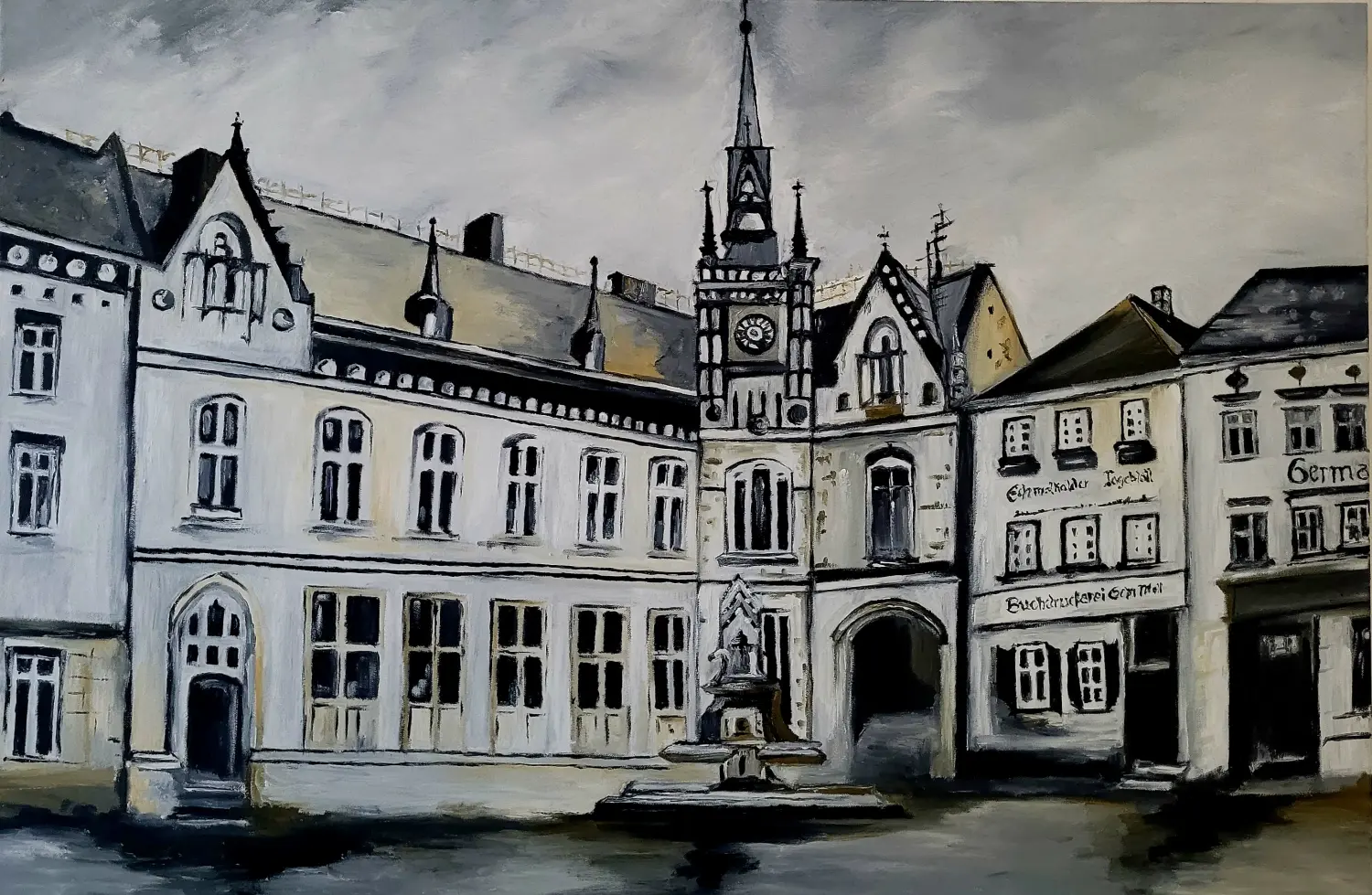 Postamt zu Schmalkalden von Ziereisen Kunst