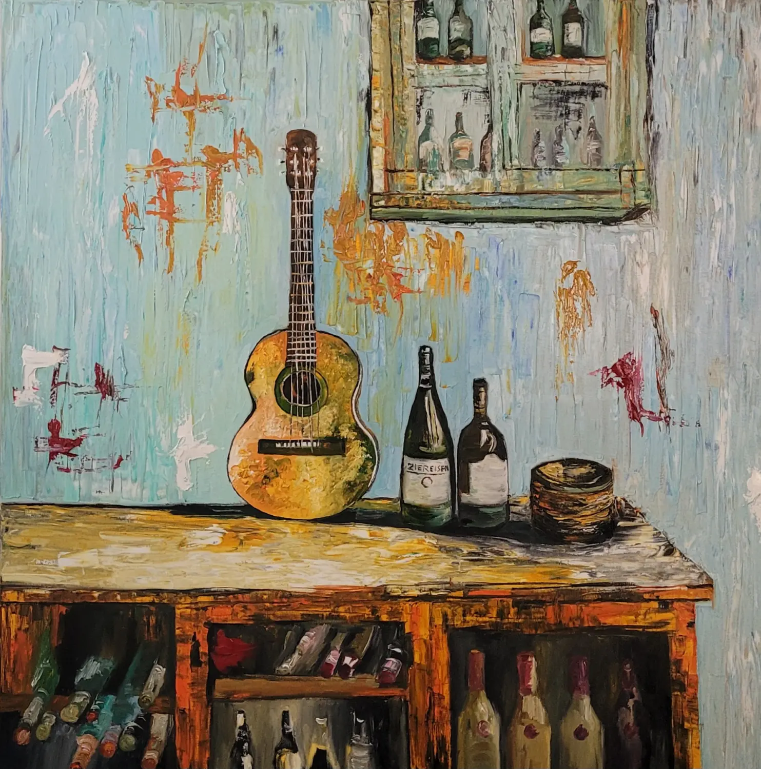 Bar in Andalusien von Ziereisen Kunst