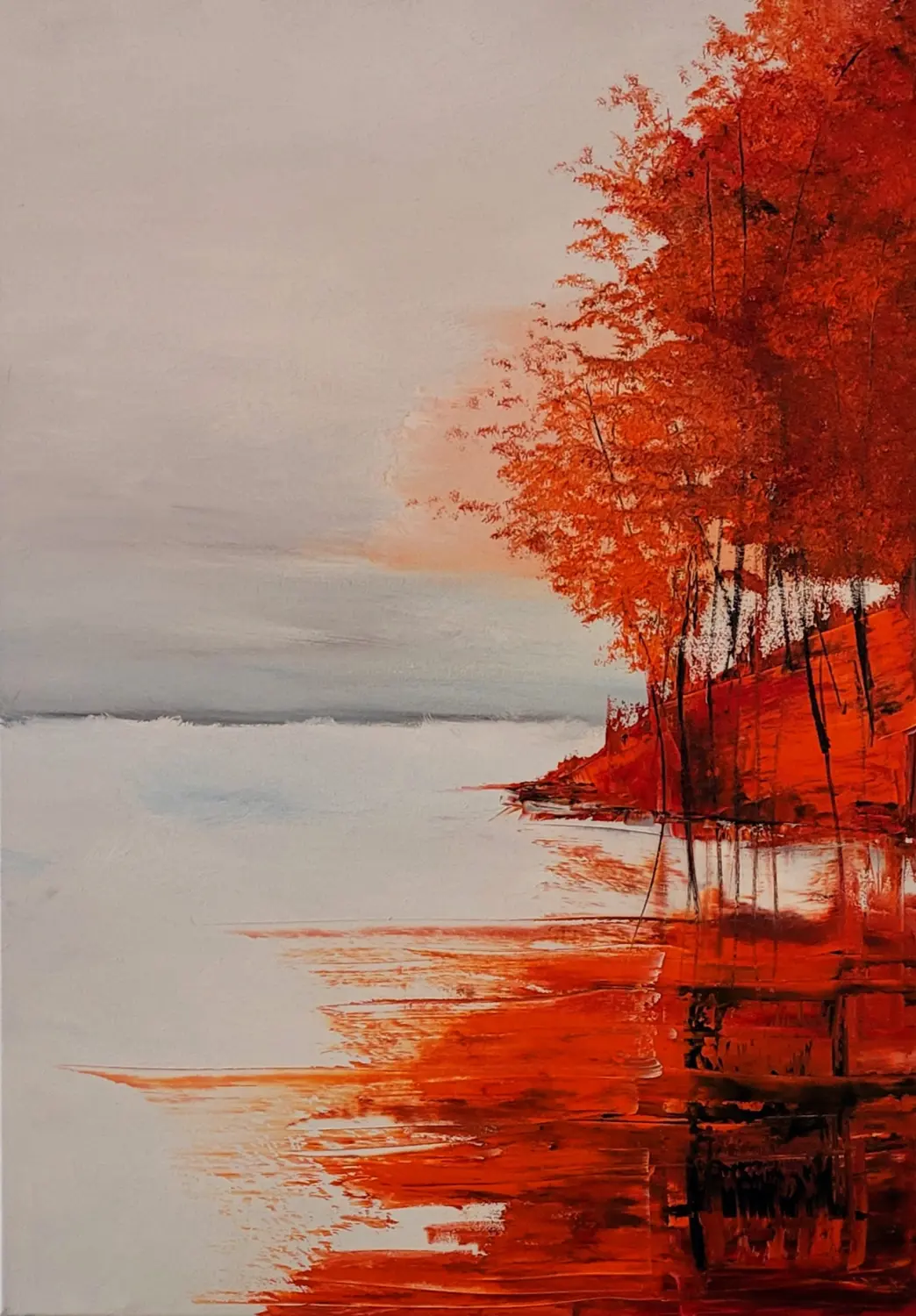 Herbst am See von Ziereisen Kunst