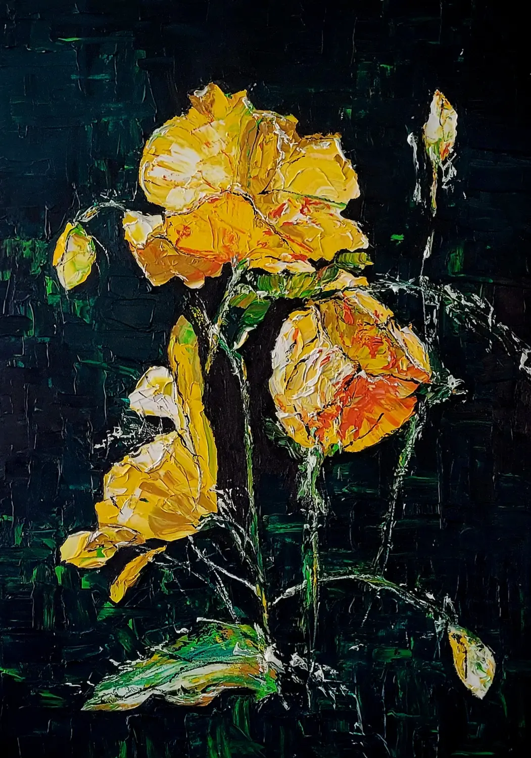 Gelber Mohn von Ziereisen Kunst