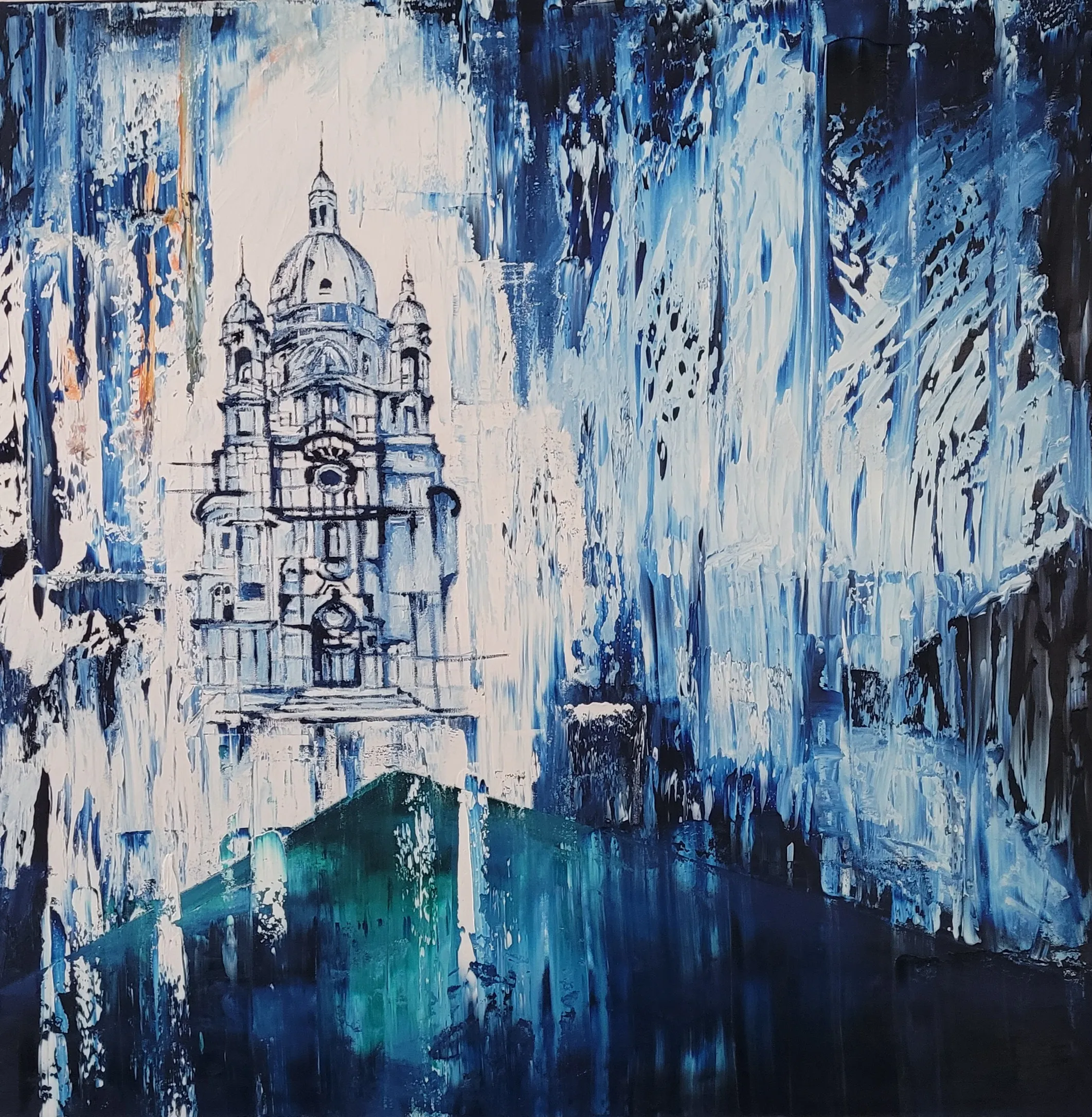 Blaue Perspektive von Ziereisen Kunst